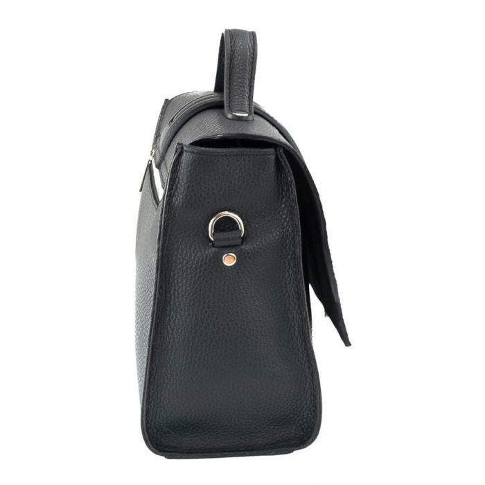 Geanta dama din piele naturala, model 221, Negru [5]