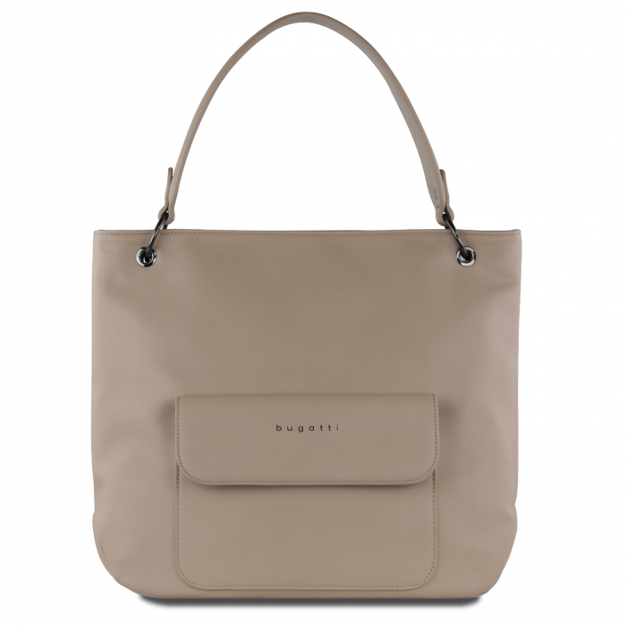 Geanta dama, bugatti, piele ecologica, seria Almata Hobo 496659, Nisipiu [4]