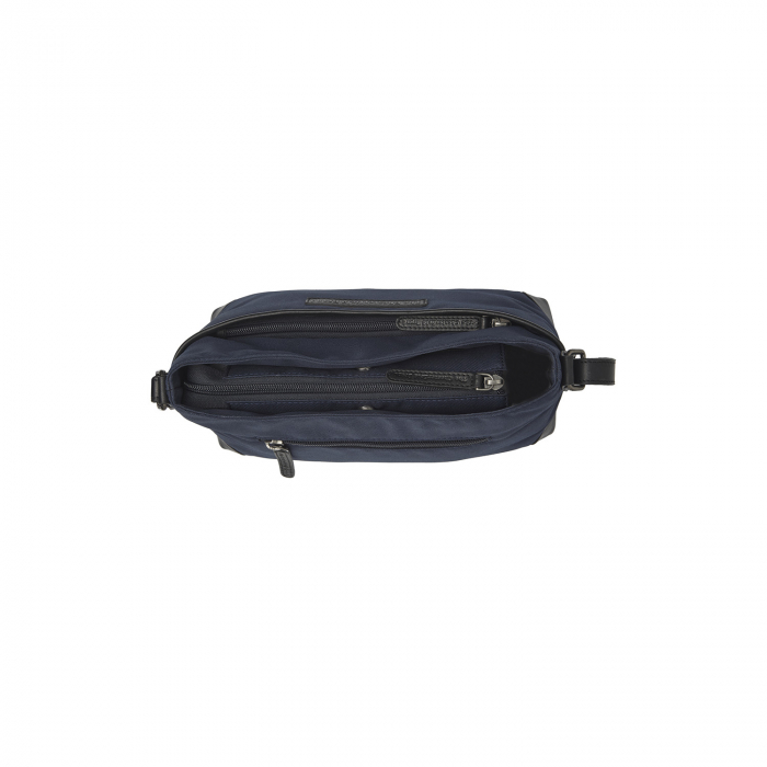 Geanta dama din nylon si piele naturala, The Chesterfield Brand, Nevon, Bleumarin [3]