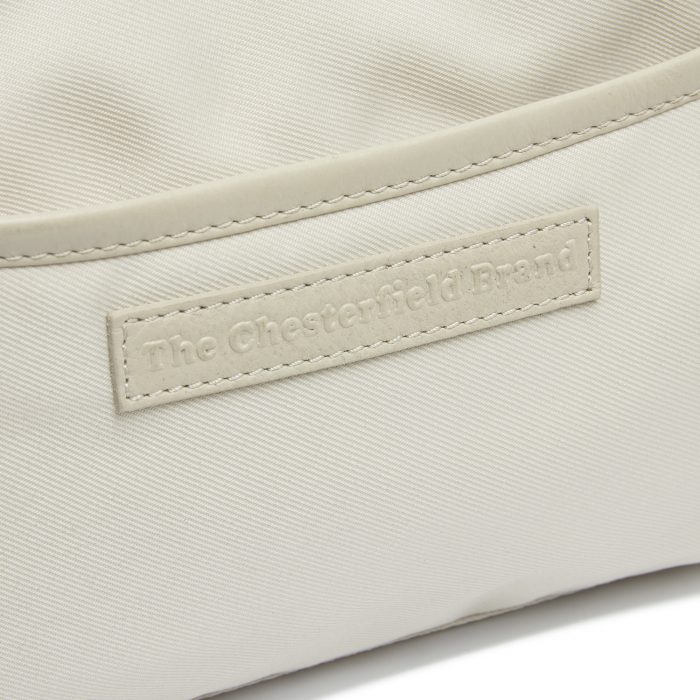 Geanta dama din nylon si piele naturala, The Chesterfield Brand, Nevon, Alb [2]