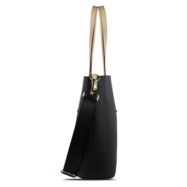 Geanta dama din piele ecologica, bugatti, Ella Shopper L, Negru [4]