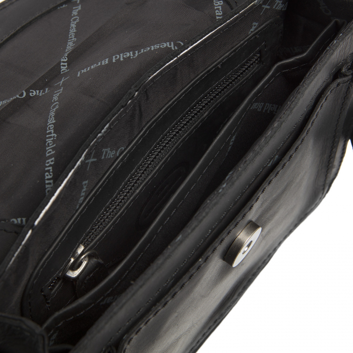 Geanta dama din piele nanturala, The Chesterfield Brand, Sutton, Negru [2]