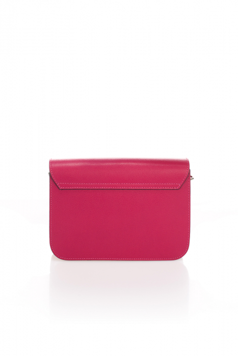 Geanta dama din piele naturala, Massimo Castelli, model 18004, Fucsia [3]