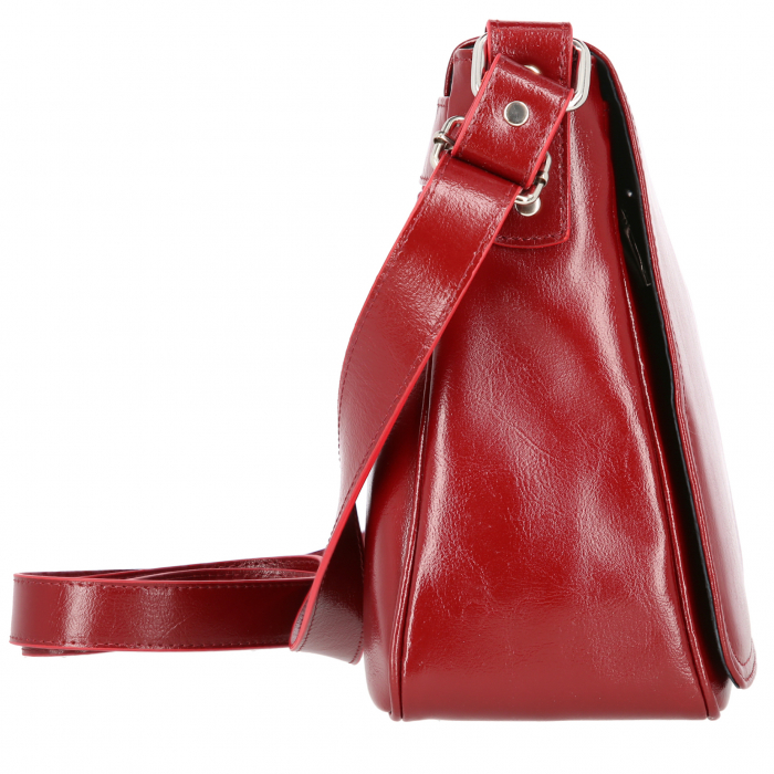 Geanta dama din piele naturala, model 137, Bordo [4]