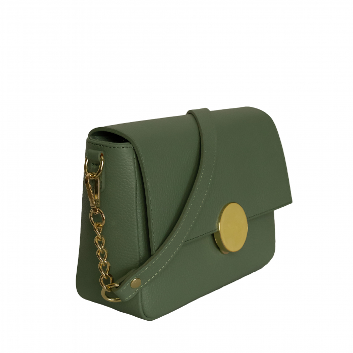 Geanta dama din piele naturala, model 20, Verde fistic [3]