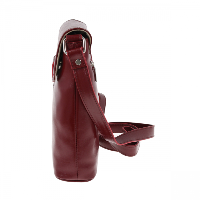 Geanta dama din piele naturala, model 75, Bordo [4]