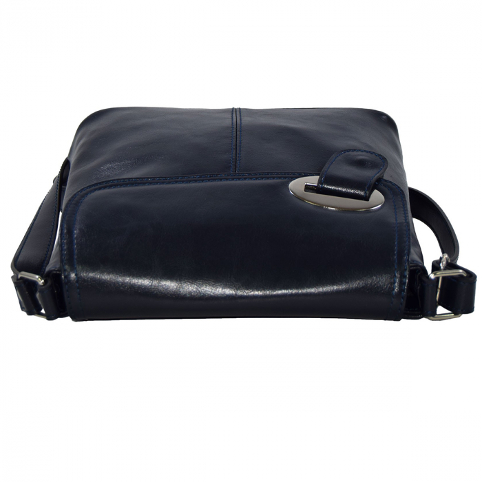 Geanta dama din piele naturala, model 75, Bleumarin [6]