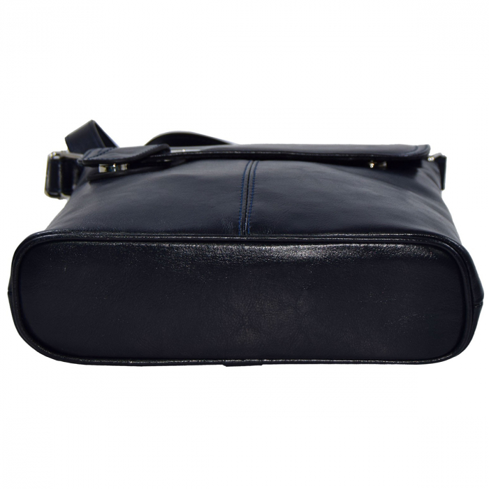 Geanta dama din piele naturala, model 75, Bleumarin [7]