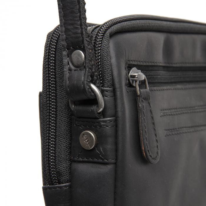 Geanta dama din piele naturala, The Chesterfield Brand, Ellon, Negru [5]