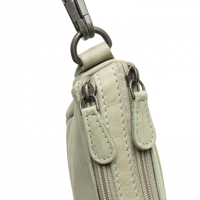 Geanta dama din piele naturala, The Chesterfield Brand, Irving, Verde ou de rata [5]