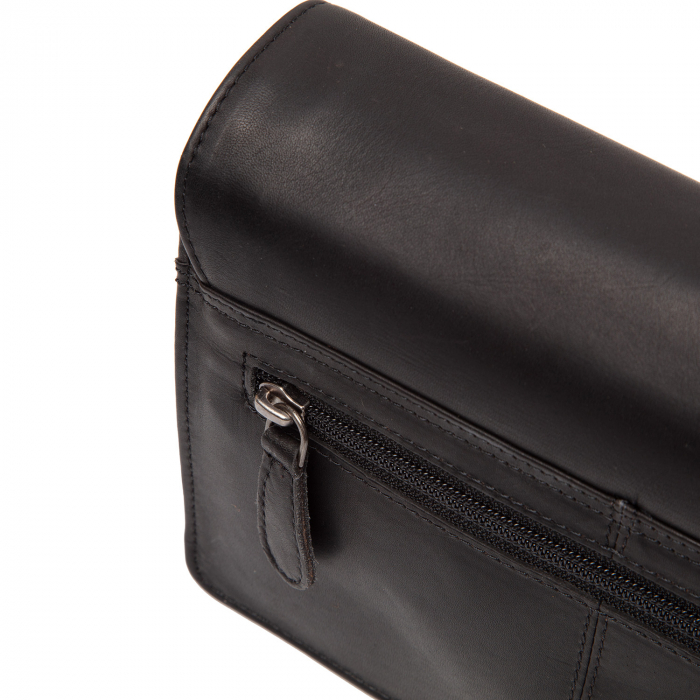 Borseta de mana si umar, barbati, The Chesterfield Brand, piele naturala, Lucca, Negru [5]