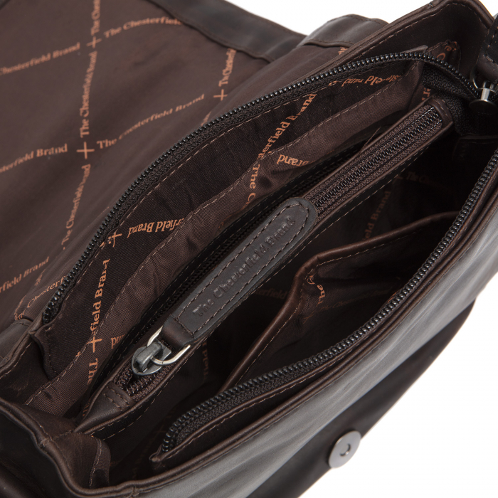 Geanta dama din piele naturala, The Chesterfield Brand, Roman, Maro inchis [4]