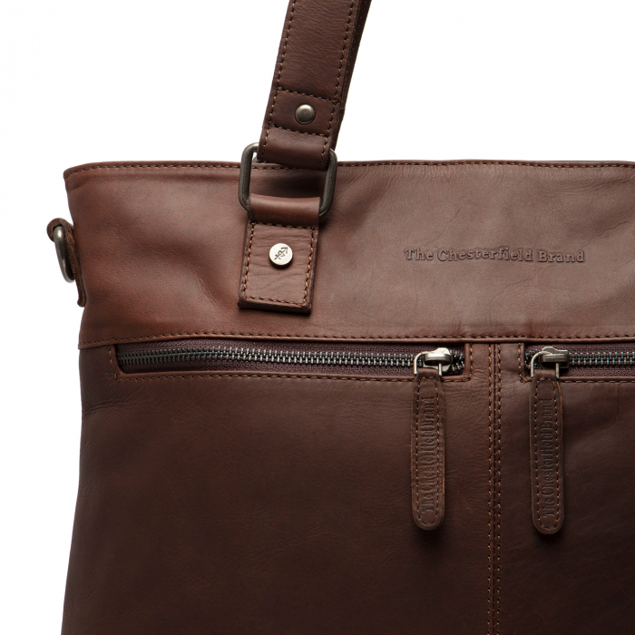 Geanta dama din piele naturala, The Chesterfield Brand, Rome, Maro inchis [2]