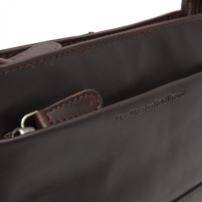 Geanta dama din piele naturala, The Chesterfield Brand, Salerno, Maro inchis [3]