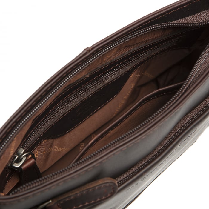 Geanta dama din piele naturala, The Chesterfield Brand, Salerno, Maro inchis [4]