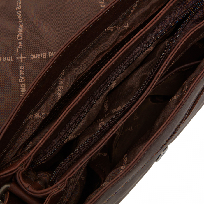 Geanta dama din piele naturala, The Chesterfield Brand, Tustin, Maro inchis [2]