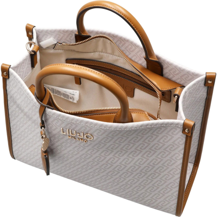 Geanta dama Liu Jo Model Ridhi AA6206, Crem / Maro [3]