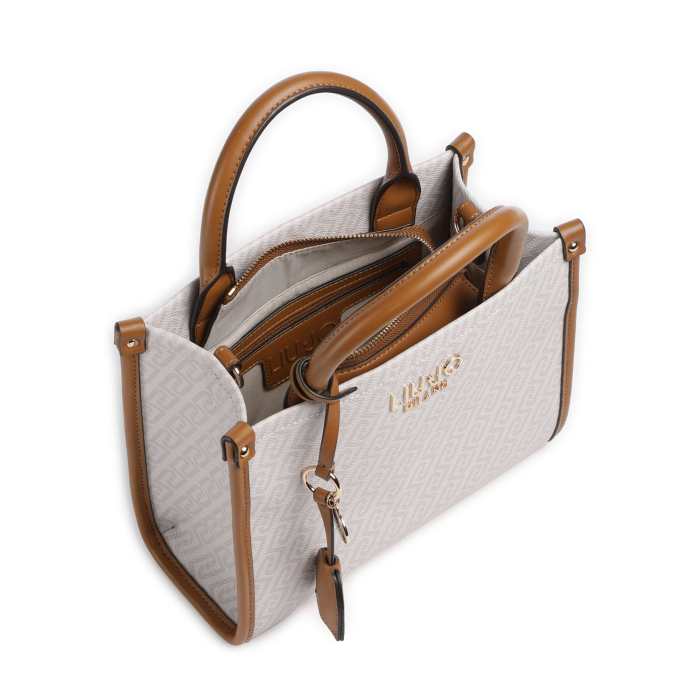 Geanta dama Liu Jo Model Ridhi AA6206, Crem / Maro [5]