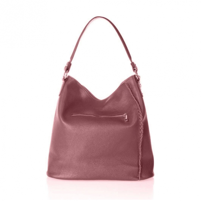 Geanta dama Massimo Castelli, din piele naturala, model 1975, Bordo [4]