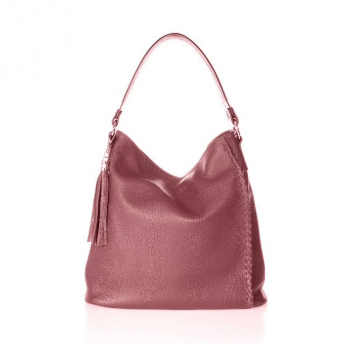 Geanta dama Massimo Castelli, din piele naturala, model 1975, Bordo [1]
