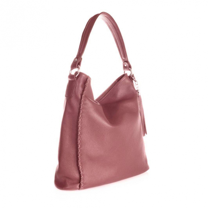Geanta dama Massimo Castelli, din piele naturala, model 1975, Bordo [3]