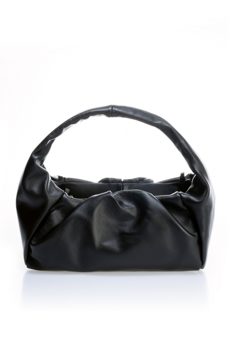 Geanta dama Massimo Castelli, din piele naturala, model 6234, Negru [4]