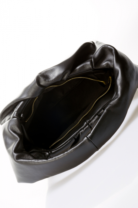 Geanta dama Massimo Castelli, din piele naturala, model 6234, Negru [3]