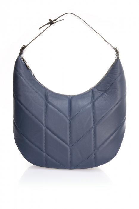 Geanta dama Massimo Castelli, din piele naturala, model 6236, Bleumarin [3]