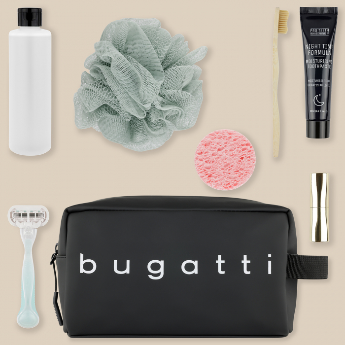 Geanta dama pentru cosmetice, bugatti, seria Rina, Negru [4]