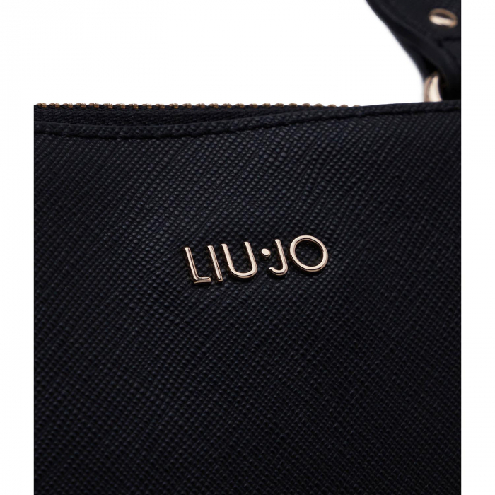 Geanta dama, shopper cu borseta inclusa, Liu Jo, AA4052, Negru [7]