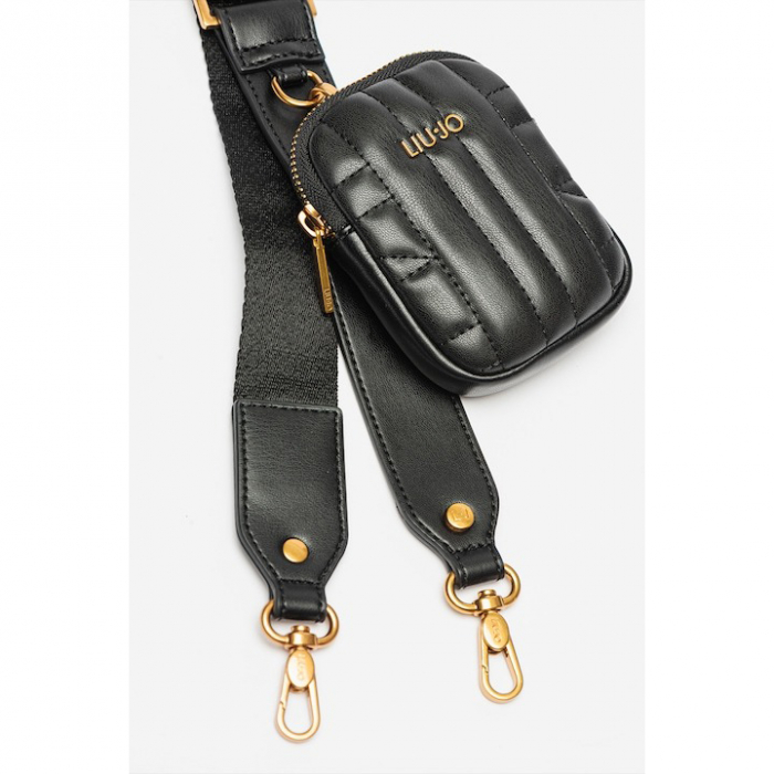 Geanta dama, shopper cu borseta inclusa, Liu Jo, AF3120 Negru [3]