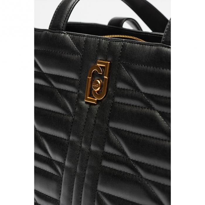 Geanta dama, shopper cu borseta inclusa, Liu Jo, AF3120 Negru [4]