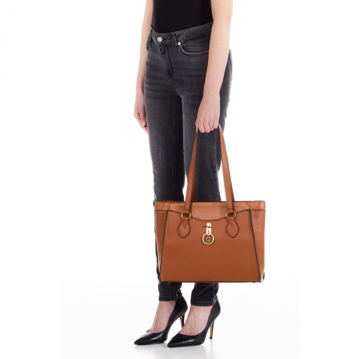 Geanta dama, shopper Liu Jo, AF3032 Maro Coniac [7]