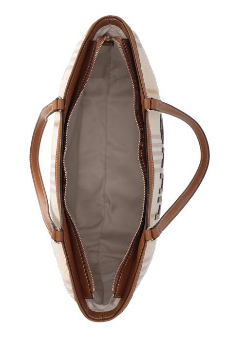 Geantă Damă Shopping Liu Jo, Model Ferielle, AA6208, Bej / maro [4]