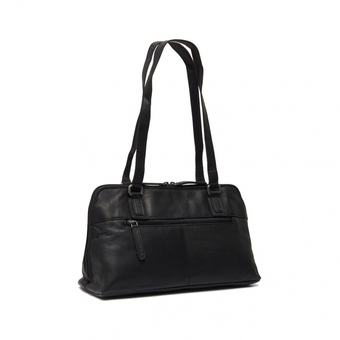 Geanta de dama, The Chesterfield Brand, din piele naturala de umar,Santorini, Negru [5]