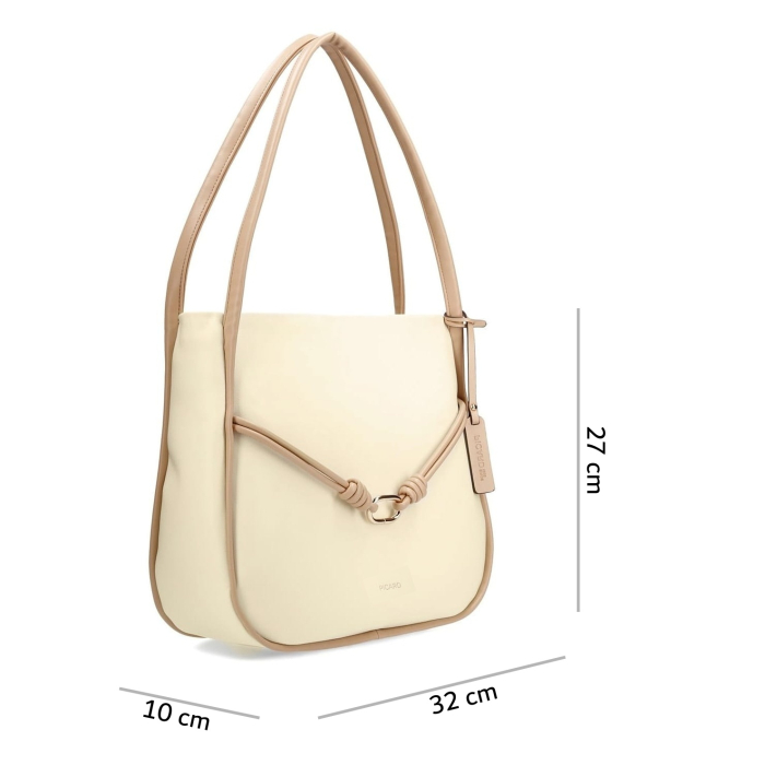 Geanta dama tote bag, Picard, Riviera, poliester, Bej [2]