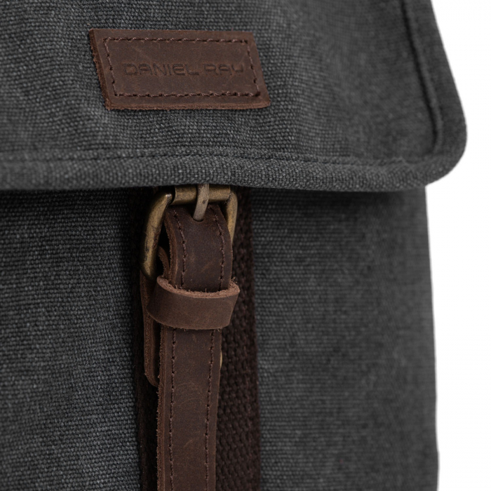 Geanta de barbati, Daniel ray, din material textil, seria McKinney, Negru [2]