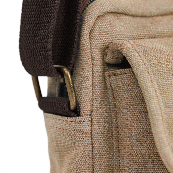 Geanta de barbati, Daniel ray, din material textil, seria McKinney, Khaki [4]