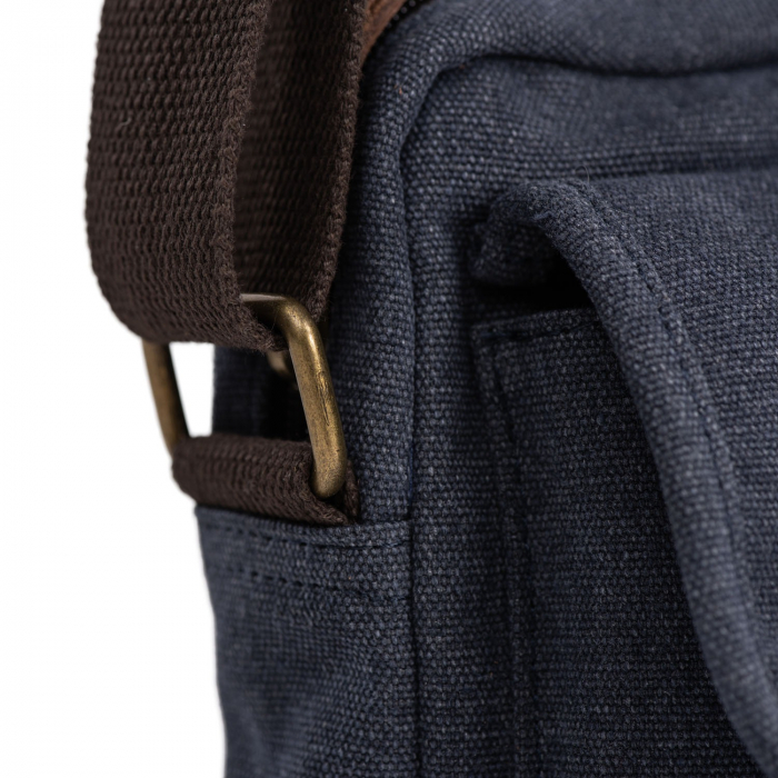 Geanta de barbati, Daniel ray, din material textil, seria McKinney, Bleumarin [4]