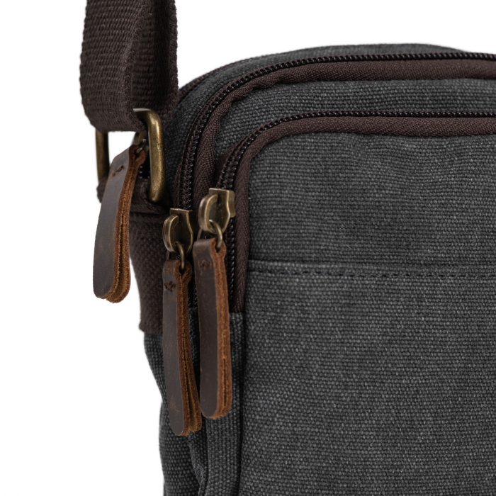 Geanta de barbati, Daniel ray, din material textil, seria Midland, Negru [3]