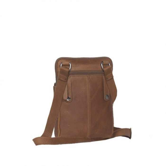 Geanta de barbati din piele naturala, The Chesterfield Brand, Lou, Maro coniac [5]