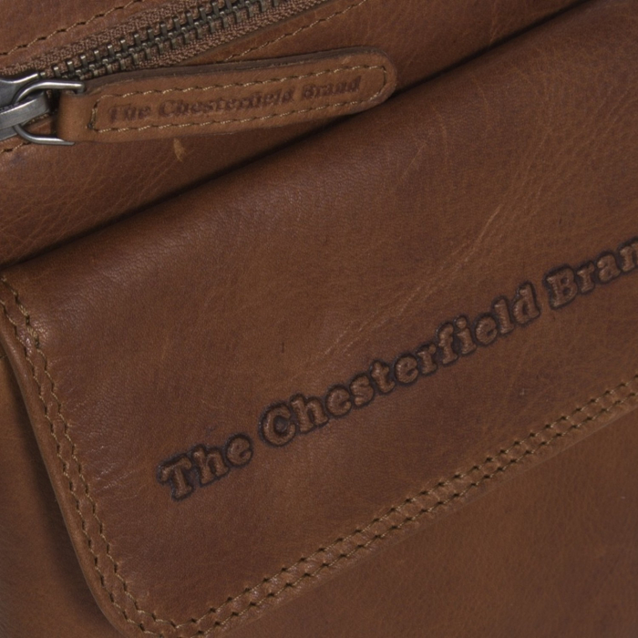 Geanta de barbati din piele naturala, The Chesterfield Brand, Lou, Maro coniac [3]