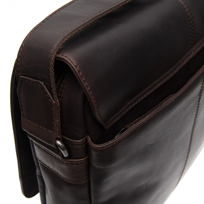 Geanta de barbati din piele naturala, The Chesterfield Brand, Raphael, Maro inchis [5]