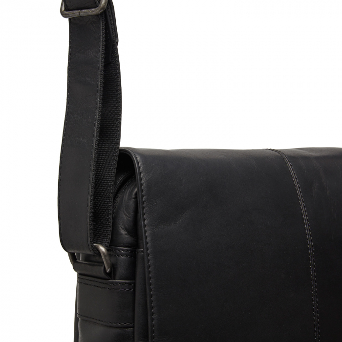 Geanta de barbati din piele naturala, The Chesterfield Brand, Raphael, Negru [3]