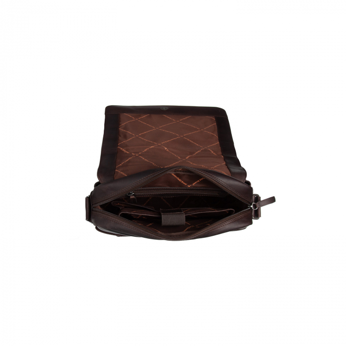 Geanta de barbati din piele naturala, The Chesterfield Brand, Raphael, Maro inchis [3]