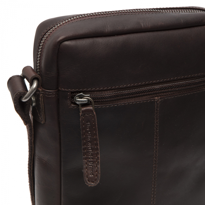 Geanta de barbati, din piele naturala, The Chesterfield Brand, Saba, Maro inchis [4]