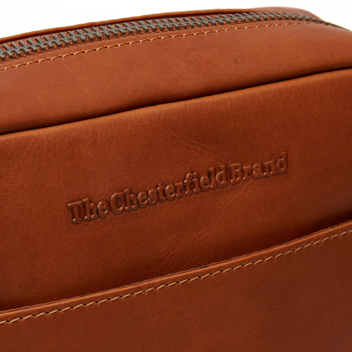 Geanta de barbati, din piele naturala, The Chesterfield Brand, Saba, Maro coniac [4]