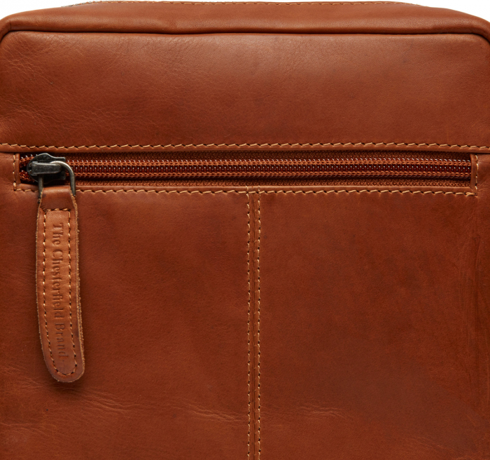 Geanta de barbati, din piele naturala, The Chesterfield Brand, Saba, Maro coniac [5]
