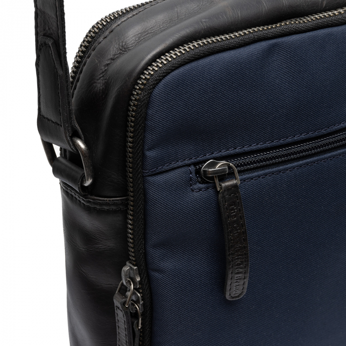 Geanta de barbati, The Chesterfield Brand, din nylon si piele, Arendal, Bleumarin [7]