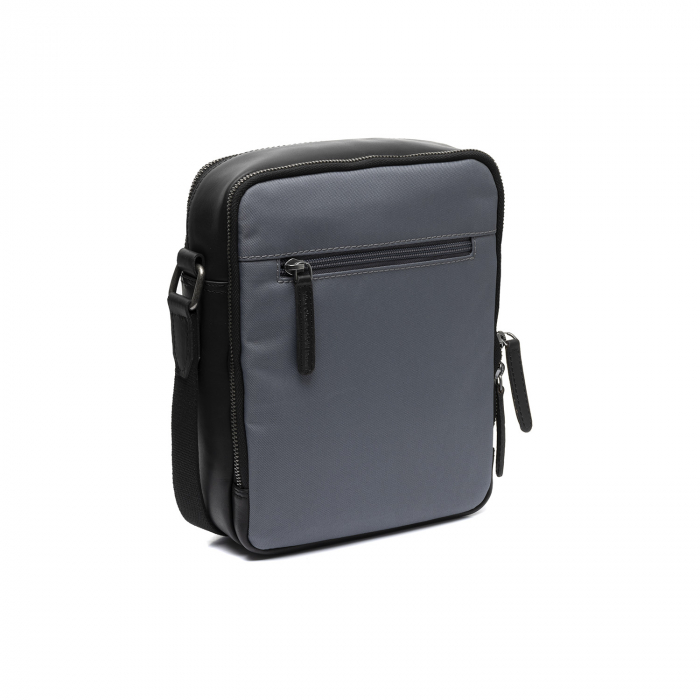 Geanta de barbati, The Chesterfield Brand, din nylon si piele, Arendal, Gri [6]
